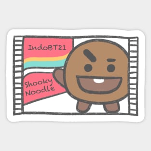 Indomie BT21 shooky Sticker